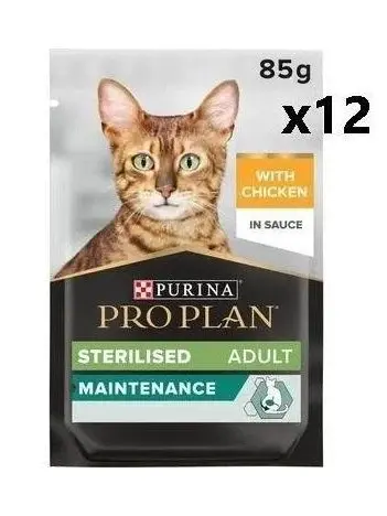 propan Sterilized  with chicken in broth for neutered cats85 g image 0
