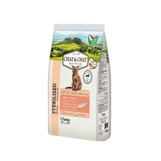  CHAT & CHAT STERILIZED SALMON 900G image 0