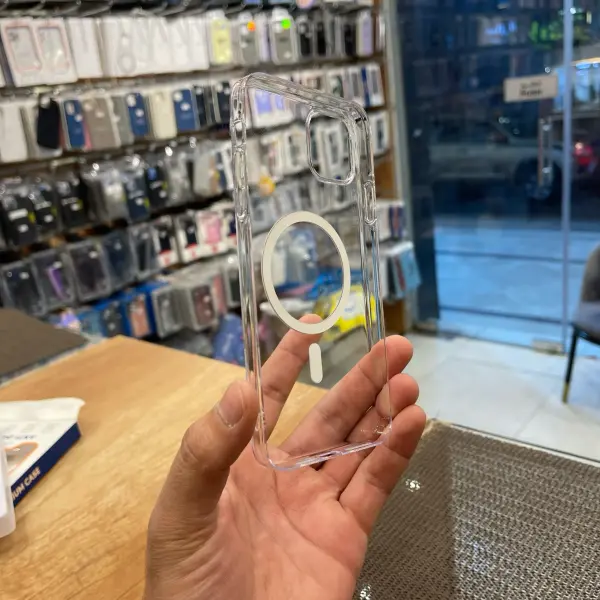 كفر وزن الريشه الخفيف شفاف حمايه من  الصدمات قويه مزود بمق سيف مغناطيس لشحن او المسكه  غير قابل للاصفرار ازرار سلسله image 5