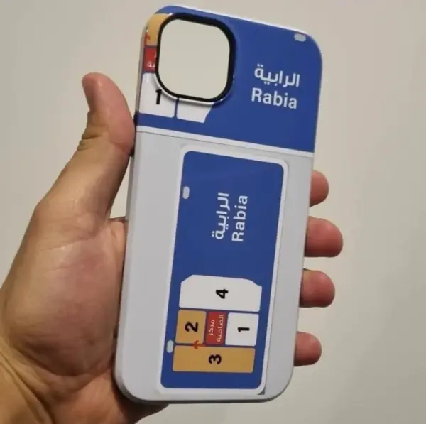 طباعه على الكفرات تختار اي لون تبي للكفر واي تصميم تبيه مع عبارات اذا حاب  ارسله واتس ونسويه لك كفر سليم سوفت وزن خفيف وحمايه قويه image 1