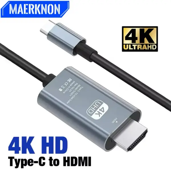 كيبل اتش دي  نقل الهاتف على تلفزيون طول 2 متر ultra hd 2k+4k image 2