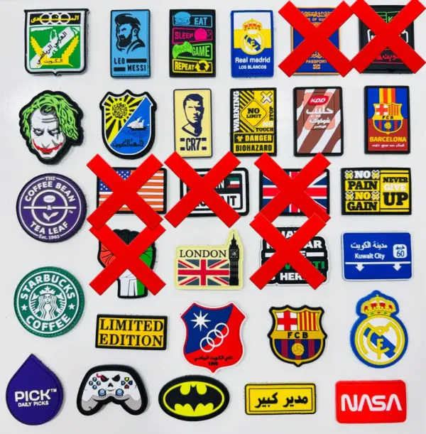 باجات تلصق على شنطه الهبه اشكال مميزه image 3