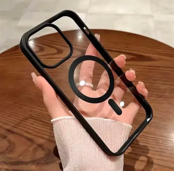 كفر حمايه شفاف مق سيف ملون بروز كاميرا أزرار سلسلة وزن خفيف مايثقل الجهاز شي راقي جدا image 1
