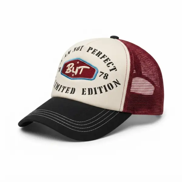 I'm Not Perfect كاب - Marron/Navy/White image 0