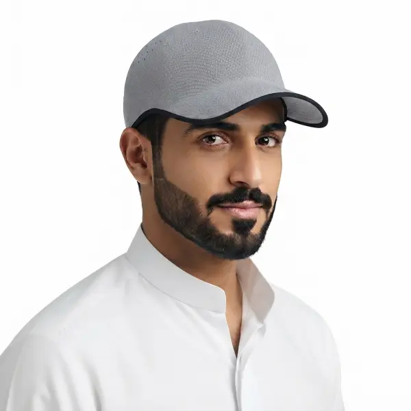 كاب كونستانتين المرن-رمادي-Free Size image 5