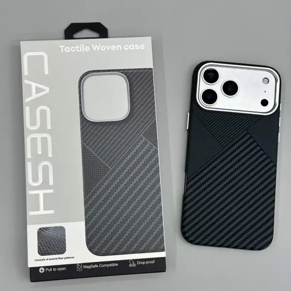 Case nova carbon fiber magnet magsafe high quality anti-shock greater buttons  image 2