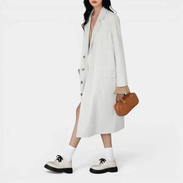 Long Buttoned Coat image 4