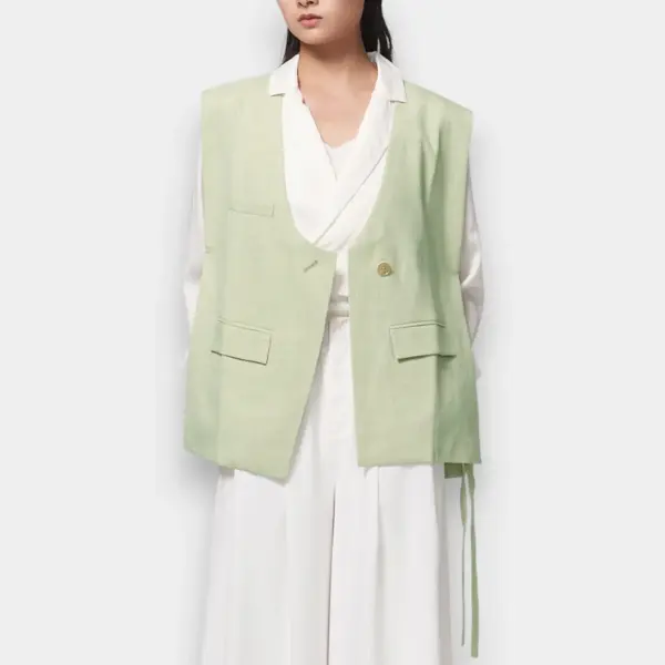 V‑Neck Vest Jacket image 1