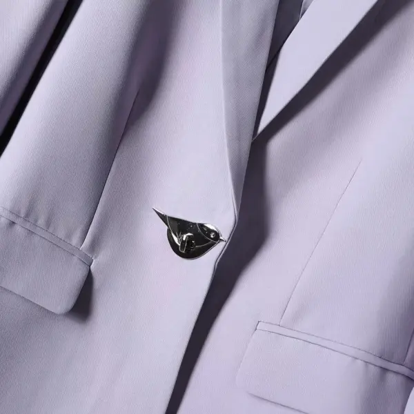 Blazer with Decorative Buckle image 3