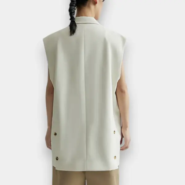 Double‑Breasted Vest Jacket with Two Buttons image 2