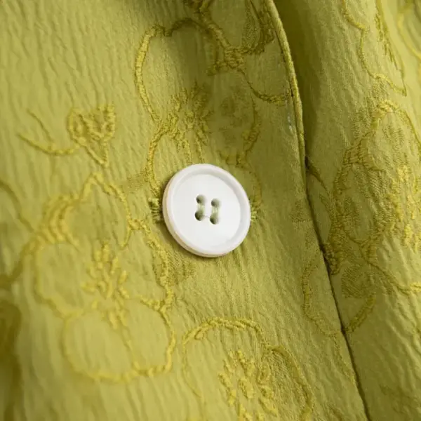 Embossed Jacquard Bubble Crepe Blazer image 3