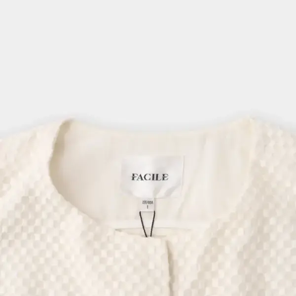 Slim Fit Crochet Lace Tencel‑Linen Shirt image 3