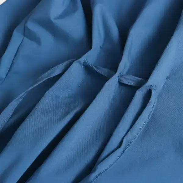 French Pointed Collar Waist Drawstring Cotton‑Blend Shirt image 7
