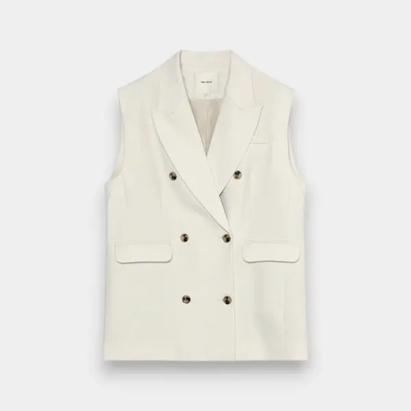 Double‑Breasted Vest Jacket with Two Buttons image 6