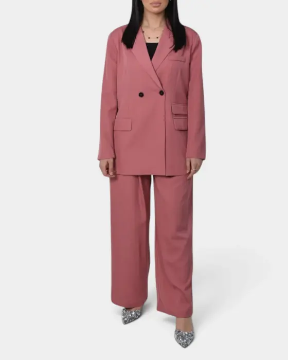 Suit Set - Blazer and Wide-Leg Pants image 1
