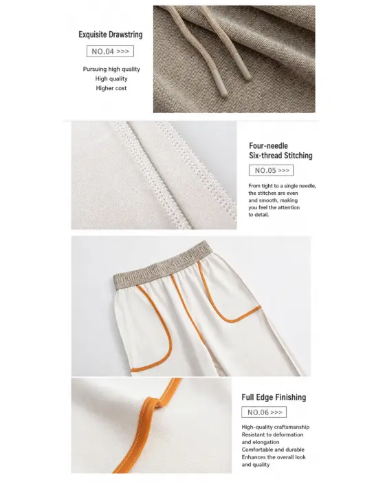 Wide Leg sweatpants with Brushed Lining image 8