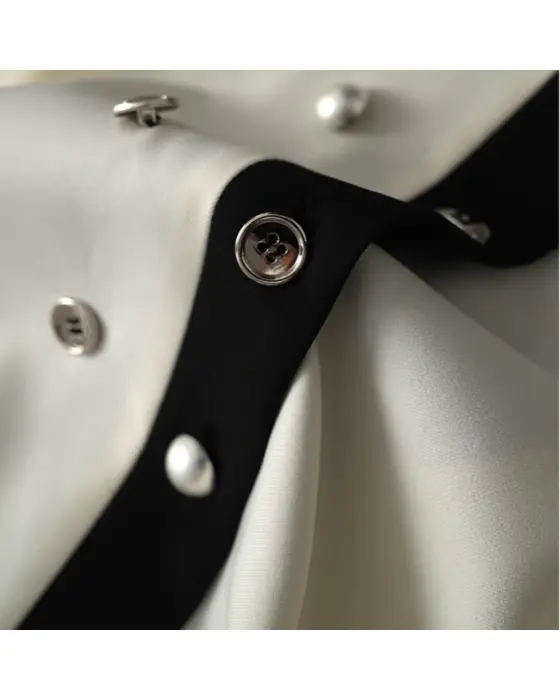 Contrast Color Edge French Design Jacket image 10
