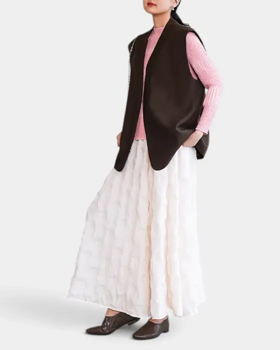 French-Style Vest – Loose Fit Layering Piece image 1
