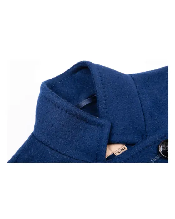 Double-Breasted Wool Blend Coat with Belt image 8