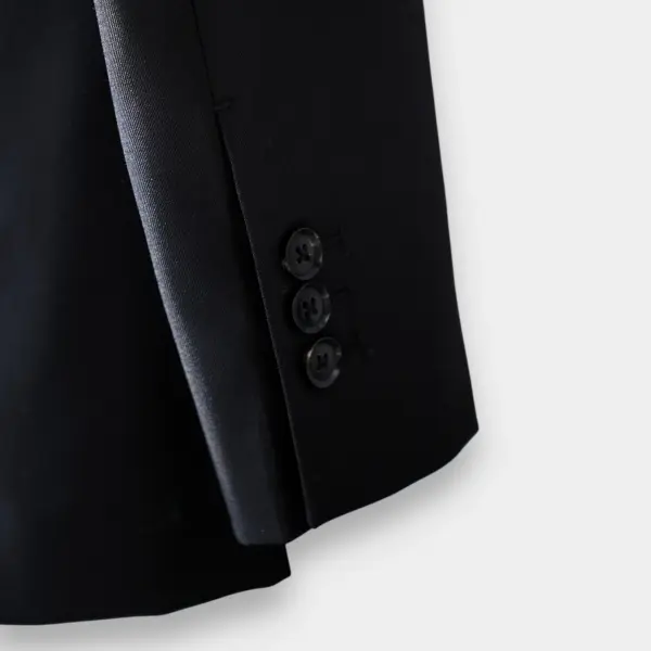 Black Luxe Drawstring Blazer image 11
