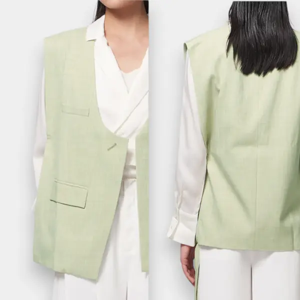 V‑Neck Vest Jacket image 5