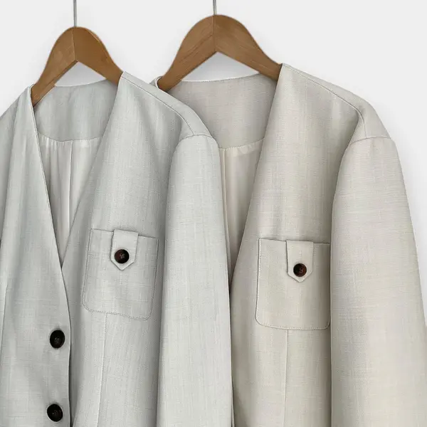 Structured Belted Blazer image 7