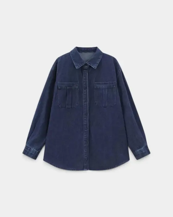 Denim Set – Shirt & Pants with Belt image 3