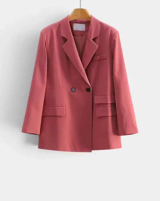 Suit Set - Blazer and Wide-Leg Pants image 12