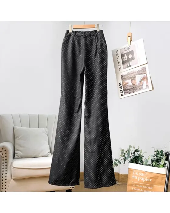 Studded Pant With Flared Cut image 5