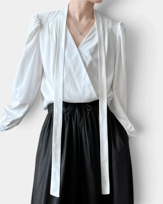 High-Waisted PU Leather Maxi Skirt with Belt Detail image 5
