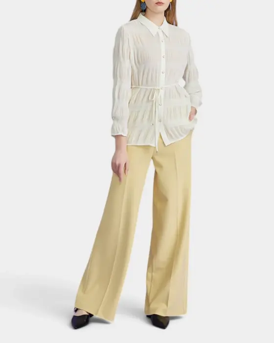 Winter Butter Yellow Tailored Suit image 7
