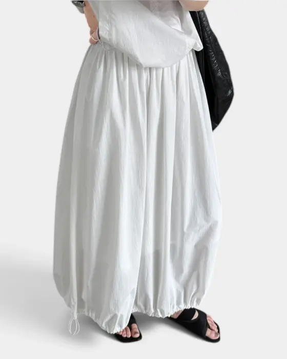 Two-Piece Summer Set – Short-Sleeved Top & Puffy Hem Skirt image 6