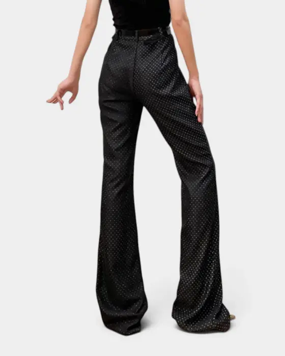Studded Pant With Flared Cut image 1