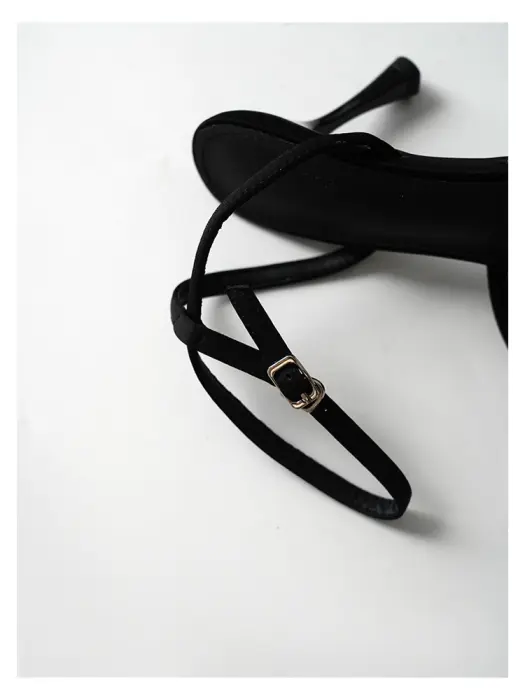 Rhinestone-Embellished Slingback Heels image 5
