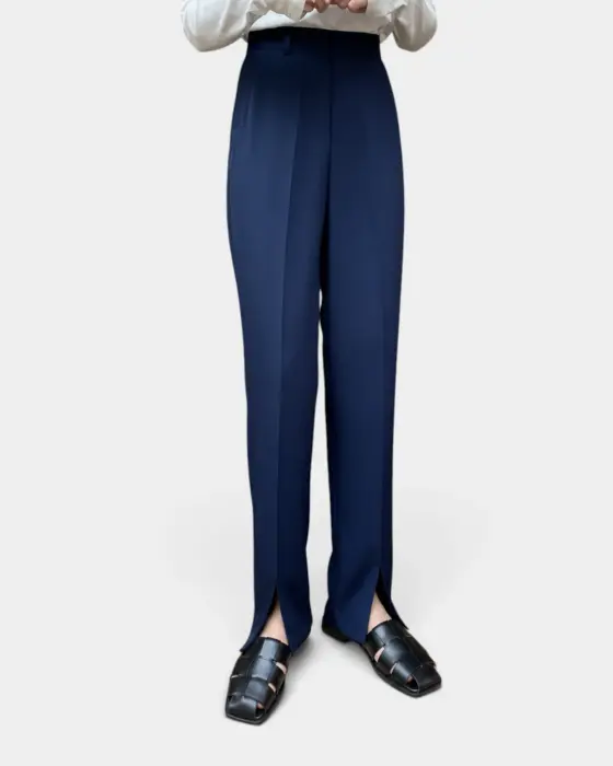High Waist Front Slit Pant image 2