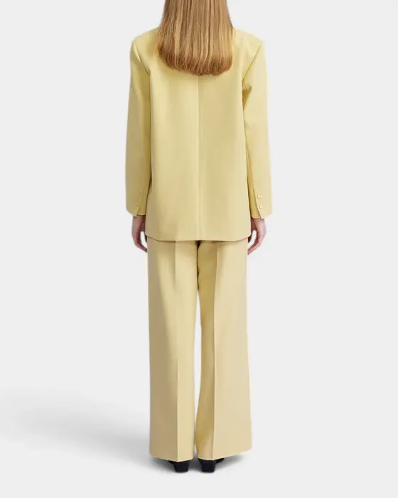 Winter Butter Yellow Tailored Suit image 2