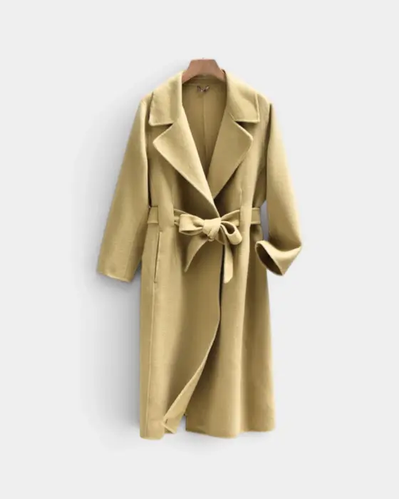 Belted Pure Wool Overcoat  image 6