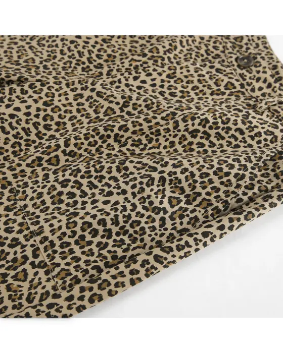 High Waist Cotton Leopard Print Trousers image 6
