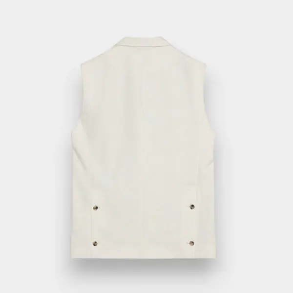 Double‑Breasted Vest Jacket with Two Buttons image 7