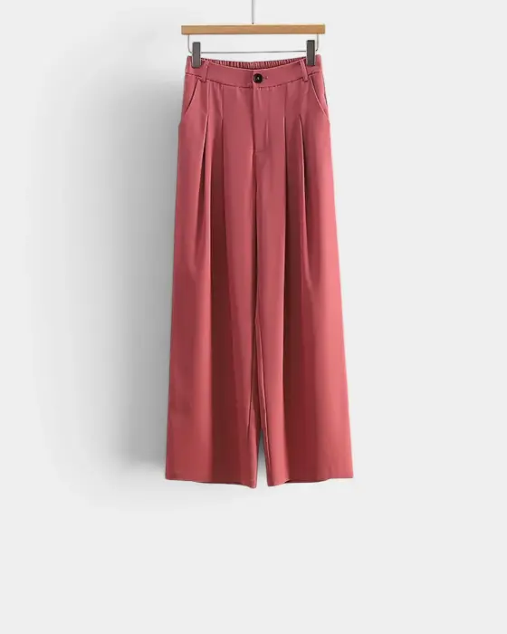 Suit Set - Blazer and Wide-Leg Pants image 11