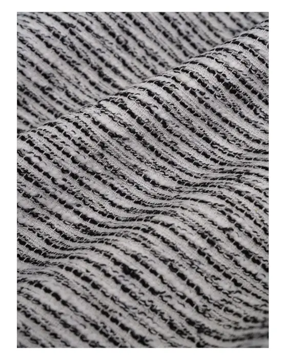 Tweed Vest with Velvet Trims and Scarf image 10
