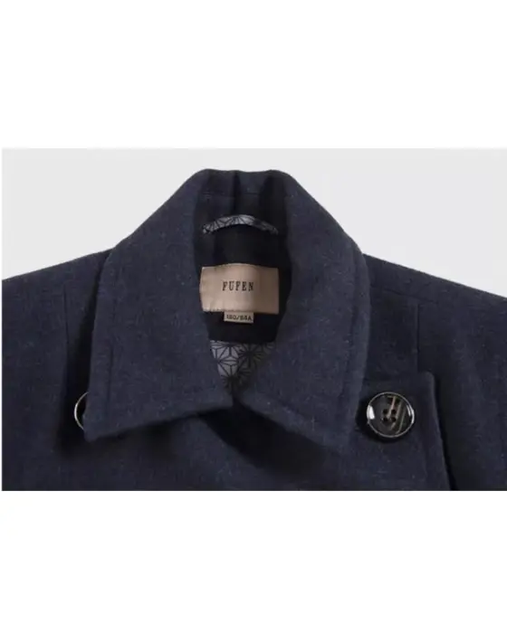 Slim-Fit Blend Pure Wool Coat image 7