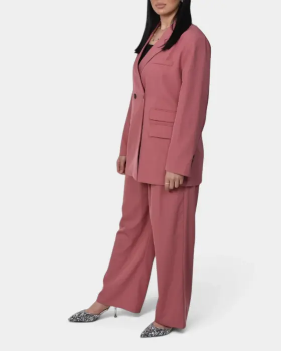 Suit Set - Blazer and Wide-Leg Pants image 6