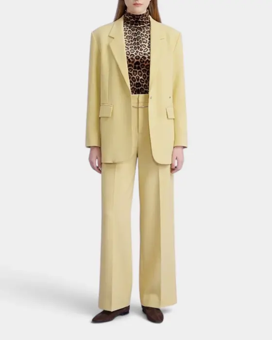 Winter Butter Yellow Tailored Suit image 1
