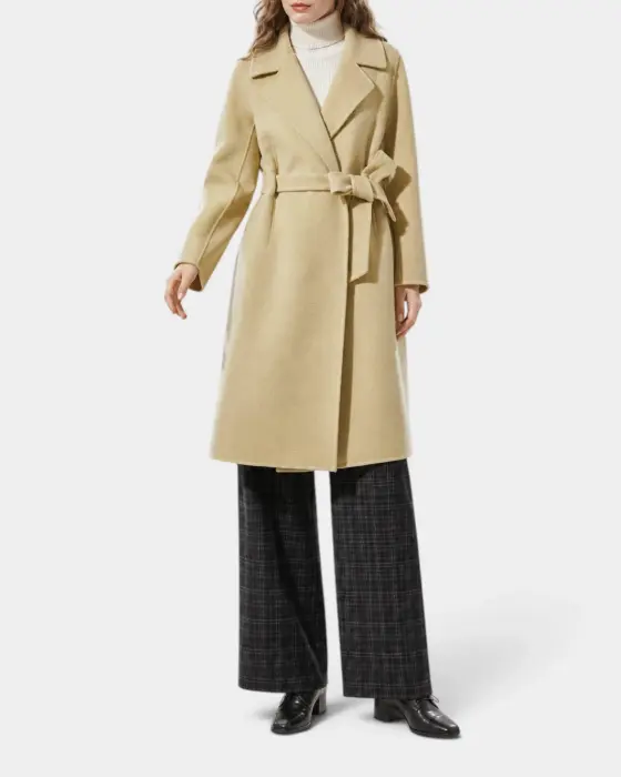 Belted Pure Wool Overcoat  image 1