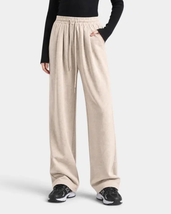 Wide Leg sweatpants with Brushed Lining image 0