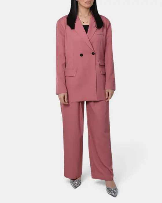 Suit Set - Blazer and Wide-Leg Pants image 7