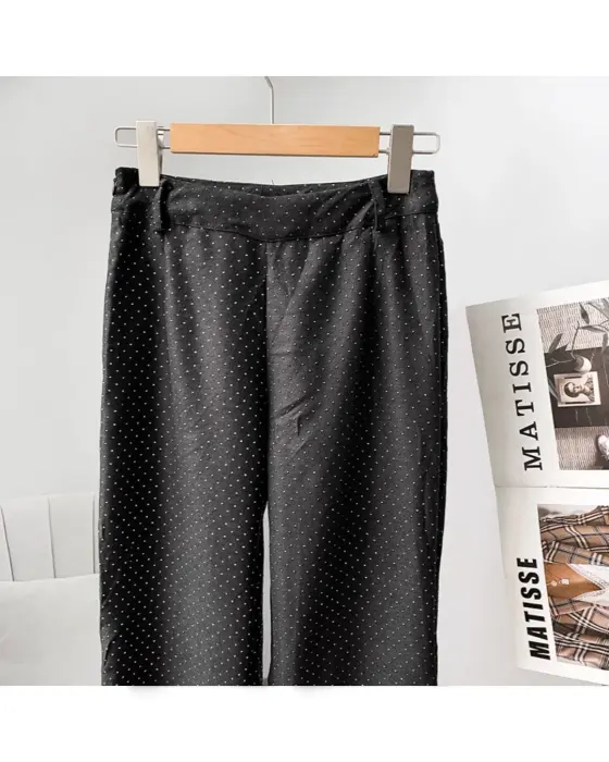 Studded Pant With Flared Cut image 7