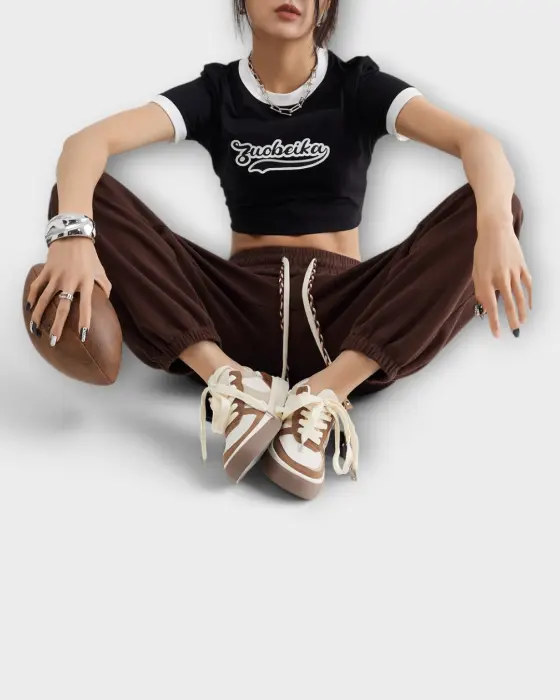 Relaxed Sweatpant with Braided Drawstrings and Metal Tips image 7