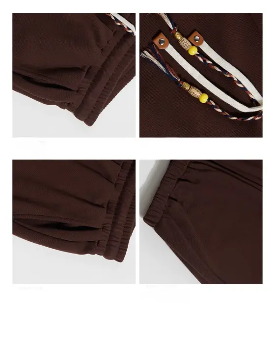 Relaxed Sweatpant with Braided Drawstrings and Metal Tips image 9